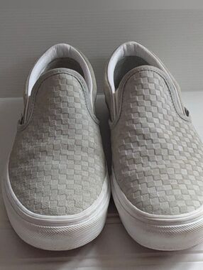 Vans Classic Checker Board  Embossed Slip-On Shoes Women's 9/Men's 7.5